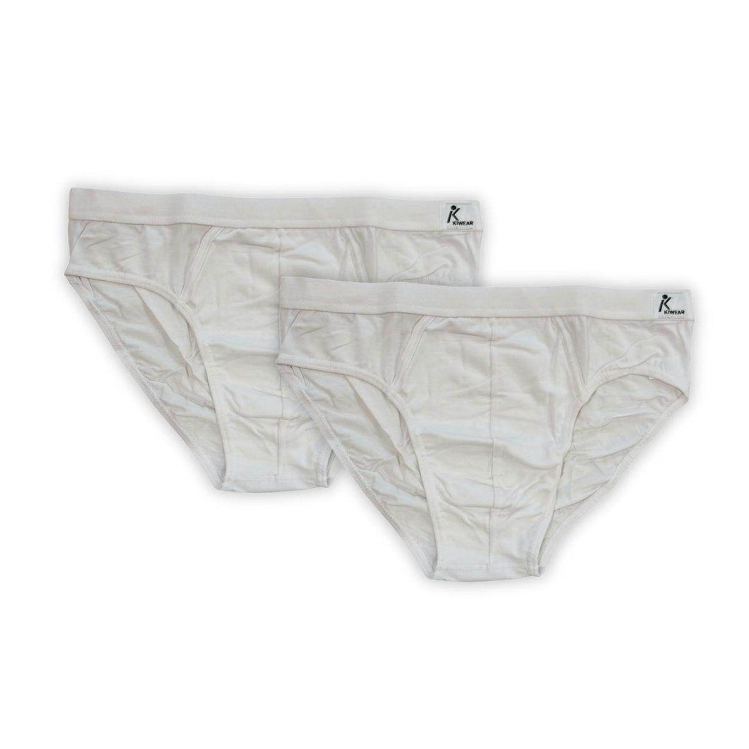 Slip Uomo Confezione Bi-Pack-Bianco - - KIWEAR