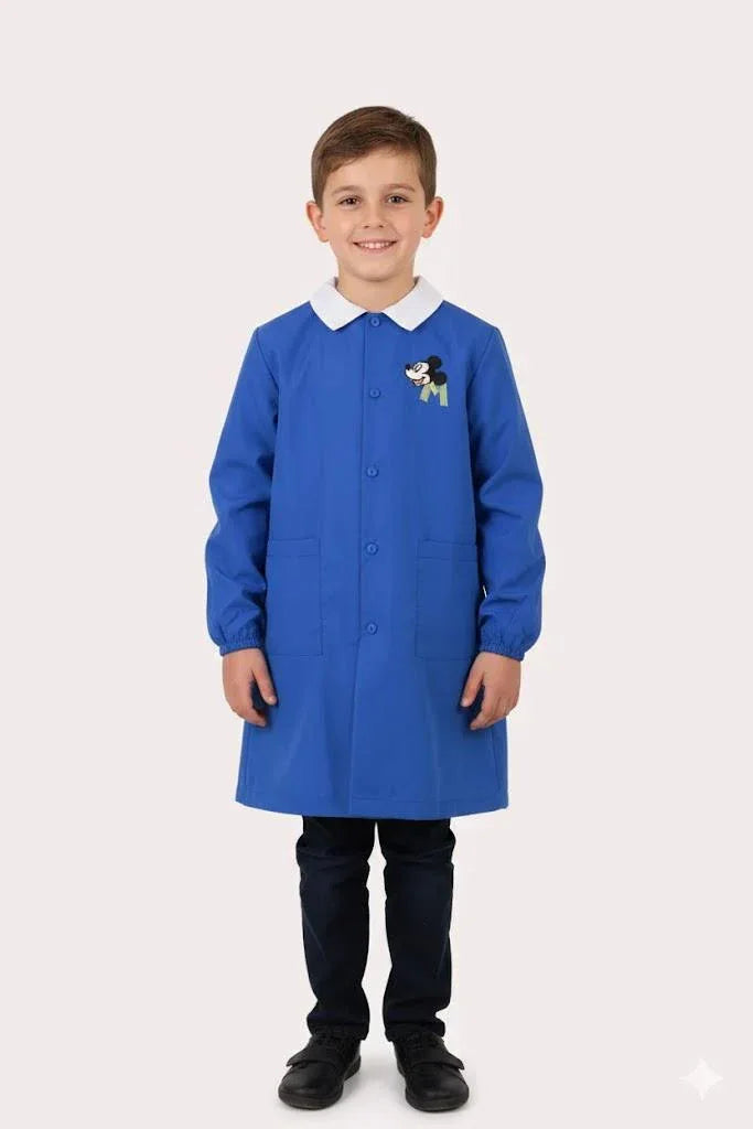 Grembiule Per Pittura Grembiule Per Bambini, In Cotone E Lino, Con 2