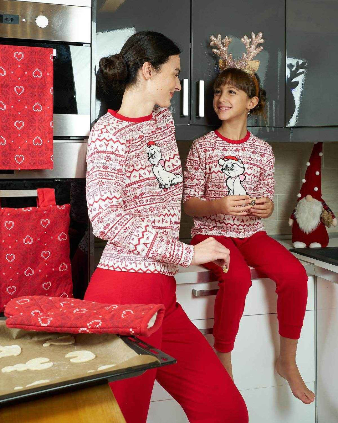 Pigiama Bimba Interlock Disegno Aristogatti Natale - - DISNEY/MARVEL
