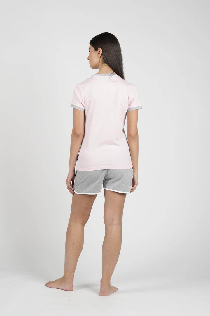 Pigiama Donna Mezza Manica Jersey Pantalone Corto Felpa Non Garzata - - KAPPA