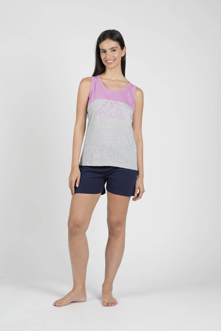 Pigiama Donna Giro Manica Pantalone Corto - - KAPPA