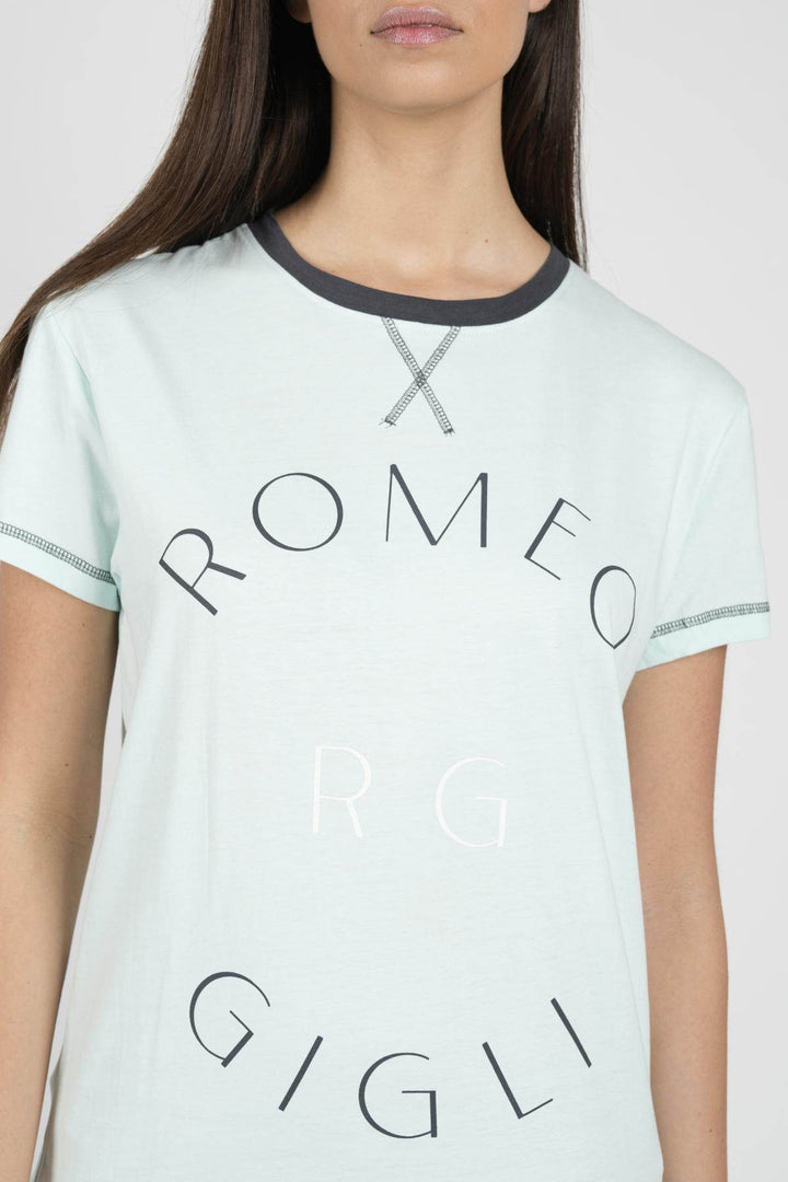 Pigiama Donna Mezza Manica Pantalone Corto - - ROMEO GIGLI