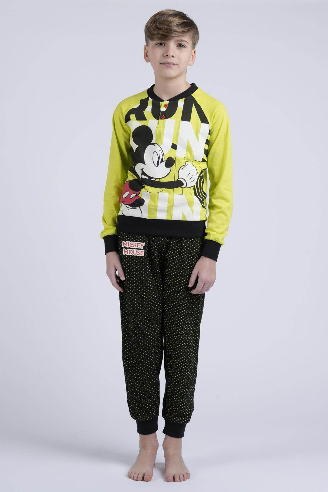 Pigiama Bimbo Manica Lunga Pantalone Lungo Disegno Mickey - - DISNEY/MARVEL