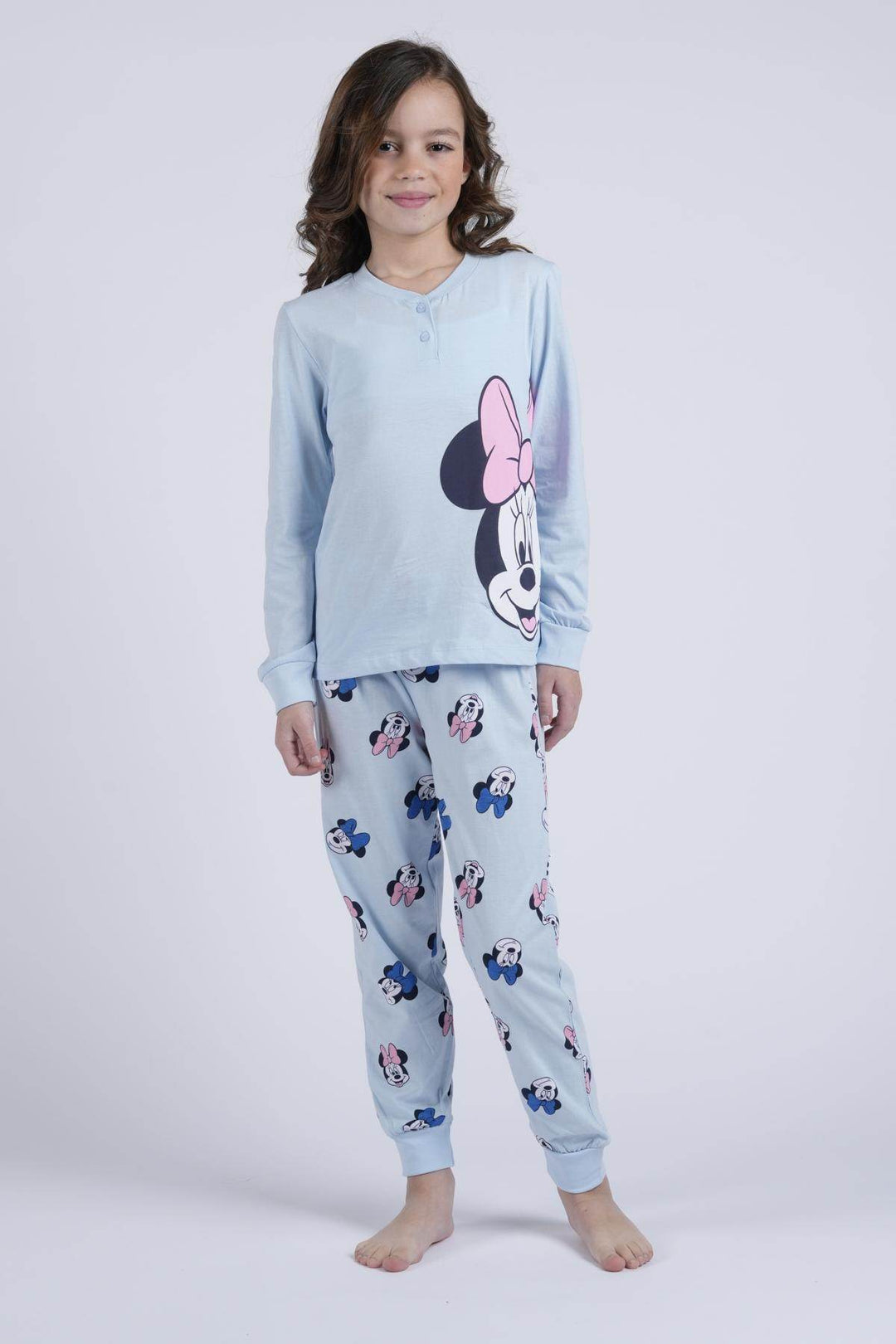 Pigiama Bimba Manica Lunga Pantalone Lungo Disegno Minnie - - DISNEY/MARVEL