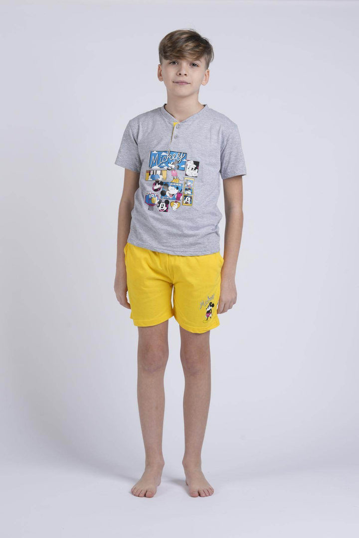 Pigiama Bimbo Mezza Manica Pantalone Corto Disegno Mickey - - DISNEY/MARVEL