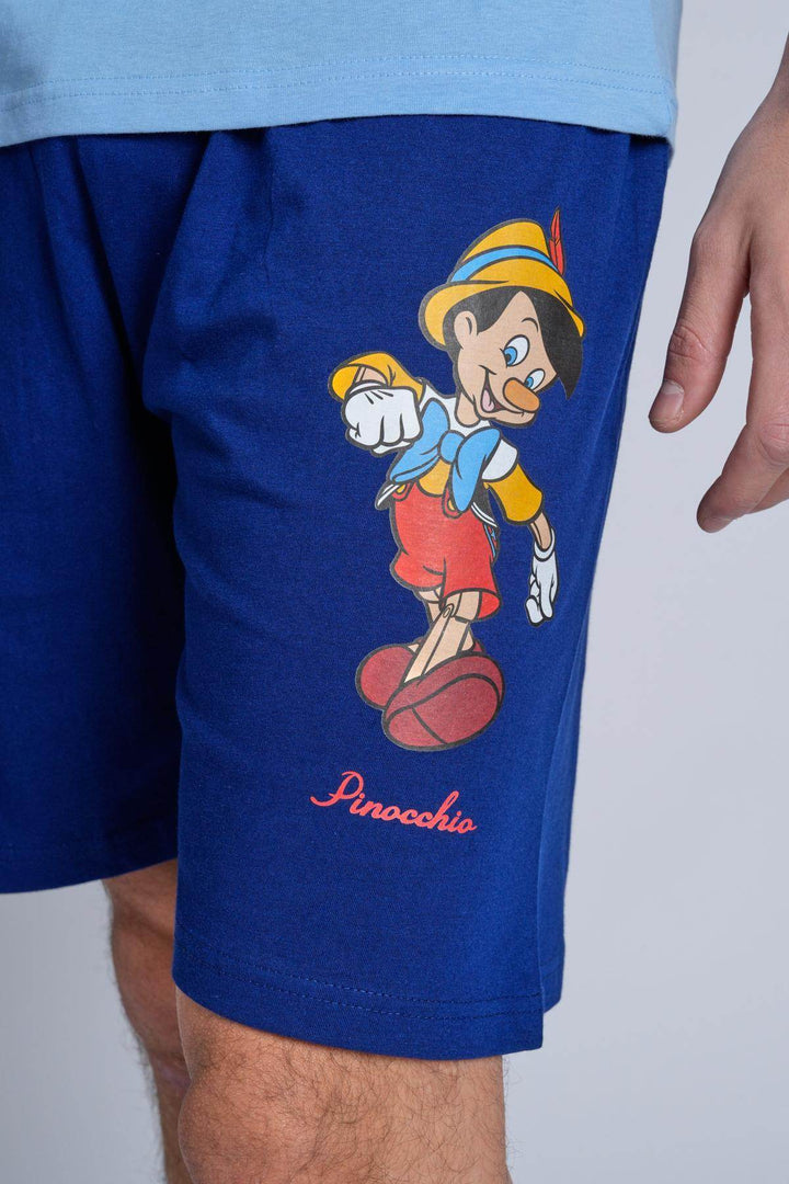 Pigiama Uomo Manica Lunga Pantalone Lungo - Disegno Pinocchio - - DISNEY/MARVEL
