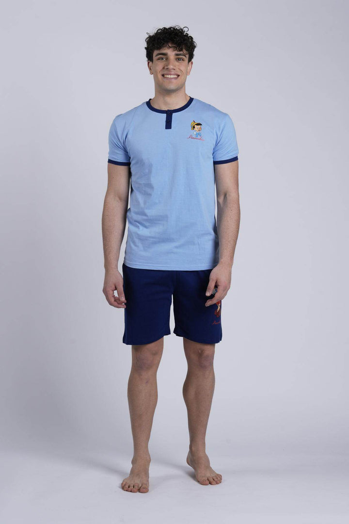 Pigiama Uomo Mezza Manica Pantalone Corto - Disegno Pinocchio - - DISNEY/MARVEL