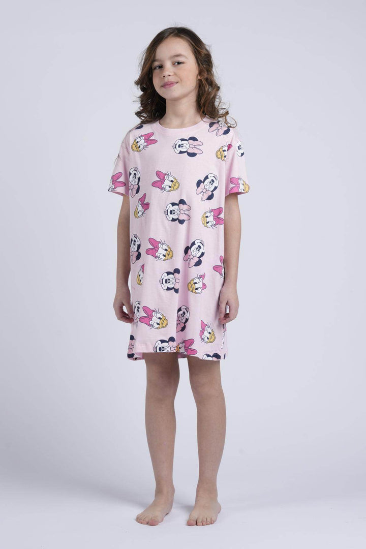 Maxi T-Shirt Bimba Mezza Manica Disegno Minnie /Daisy - - DISNEY/MARVEL