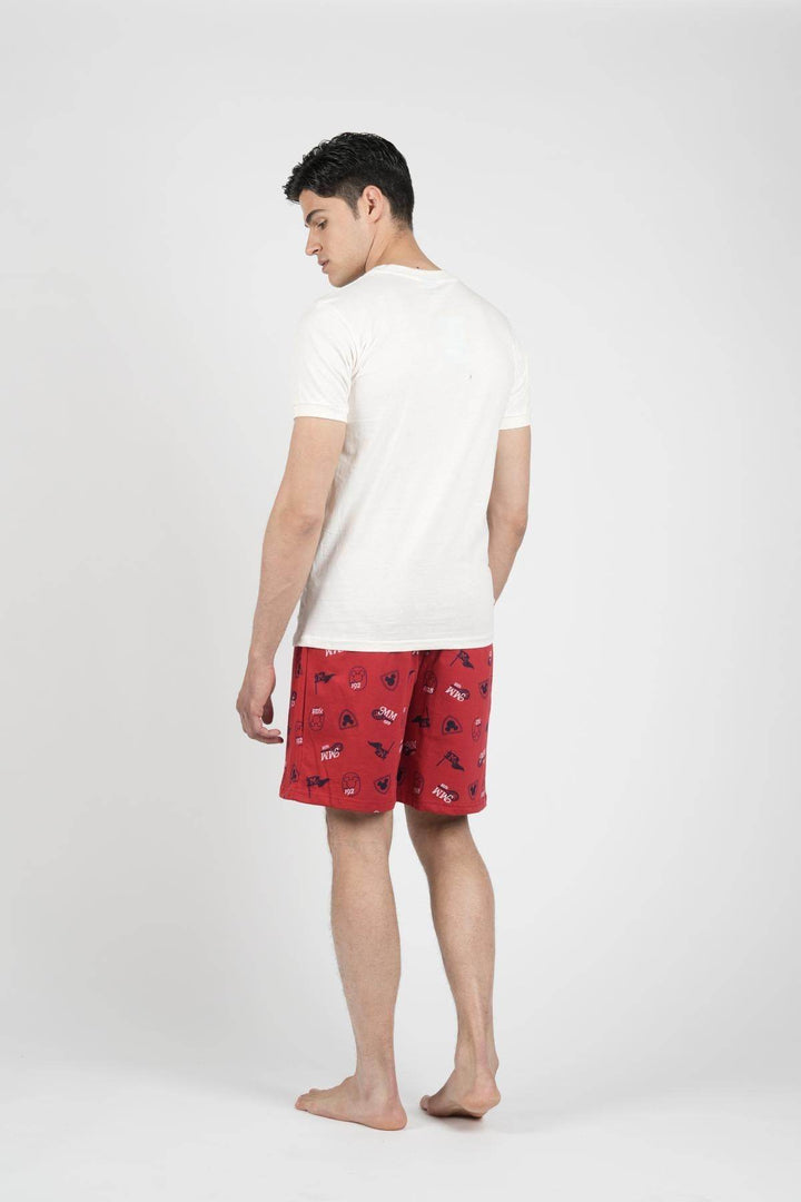 Set Uomo Mezza Manica Jersey Pantalone Corto Felpa Non Garzata Disegno Mickey - - DISNEY/MARVEL