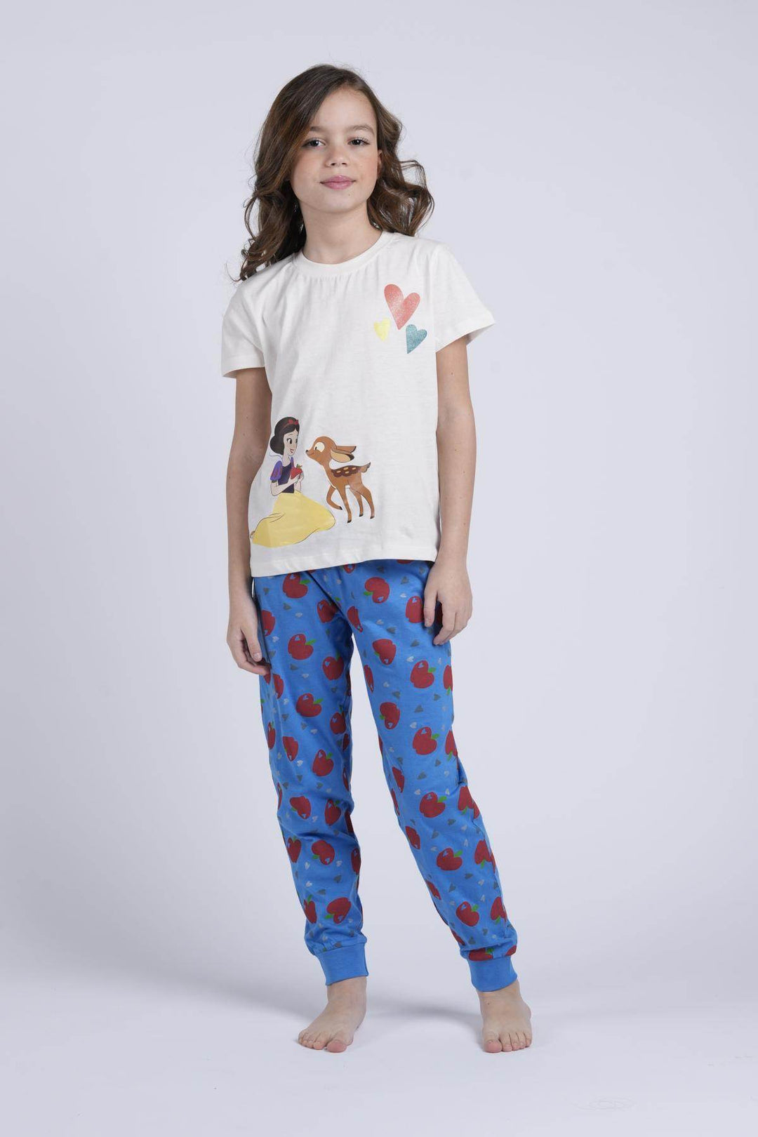 Pigiama Bimba Mezza Manica Pantalone Lungo Disegno Biancaneve - - DISNEY/MARVEL