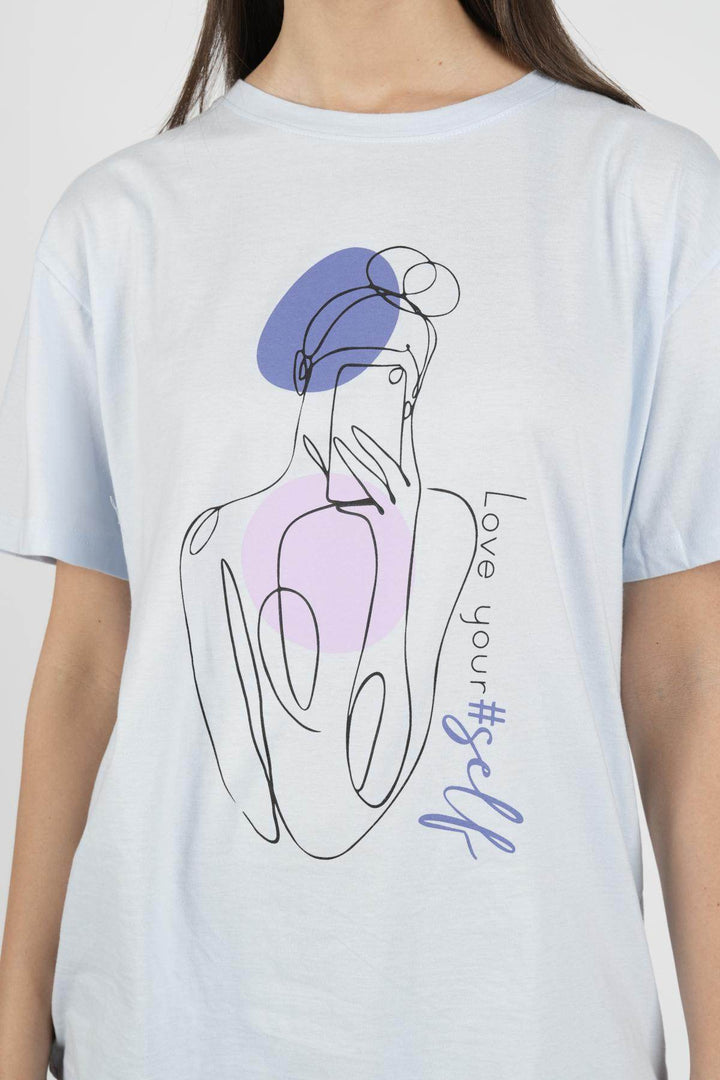 Pigiama Donna Mezza Manica Ciclista - - LOV IT