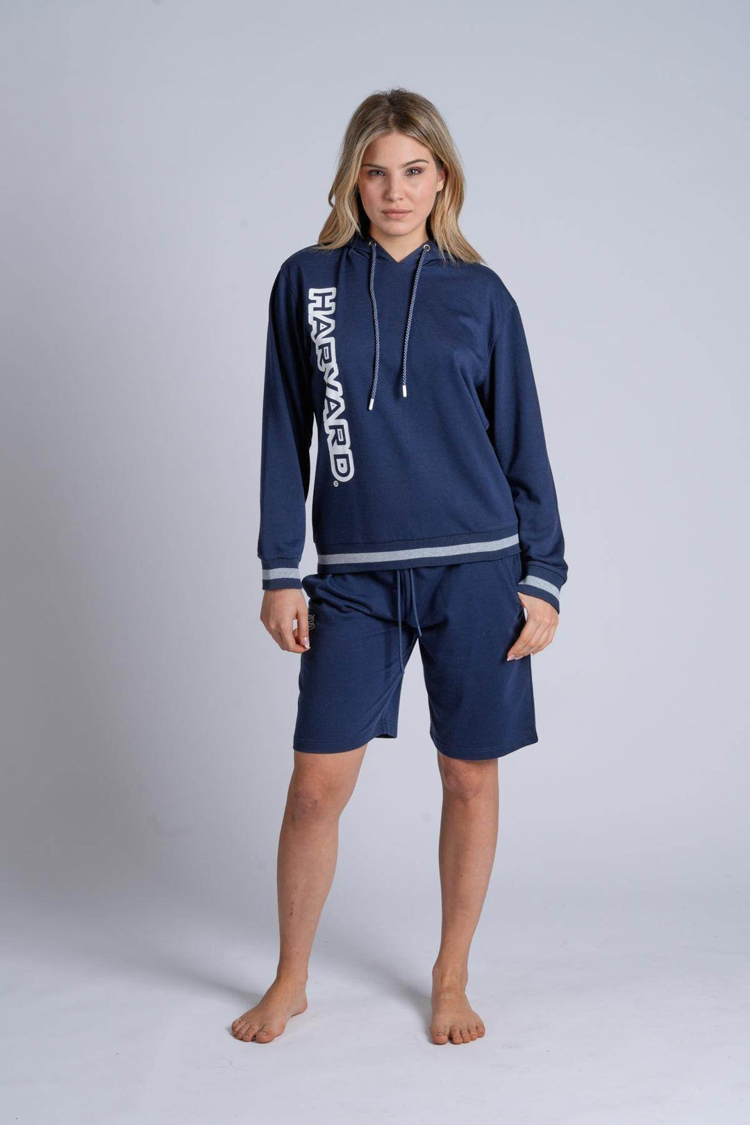 Felpa Girocollo Con Cappuccio Unisex - - HARVARD