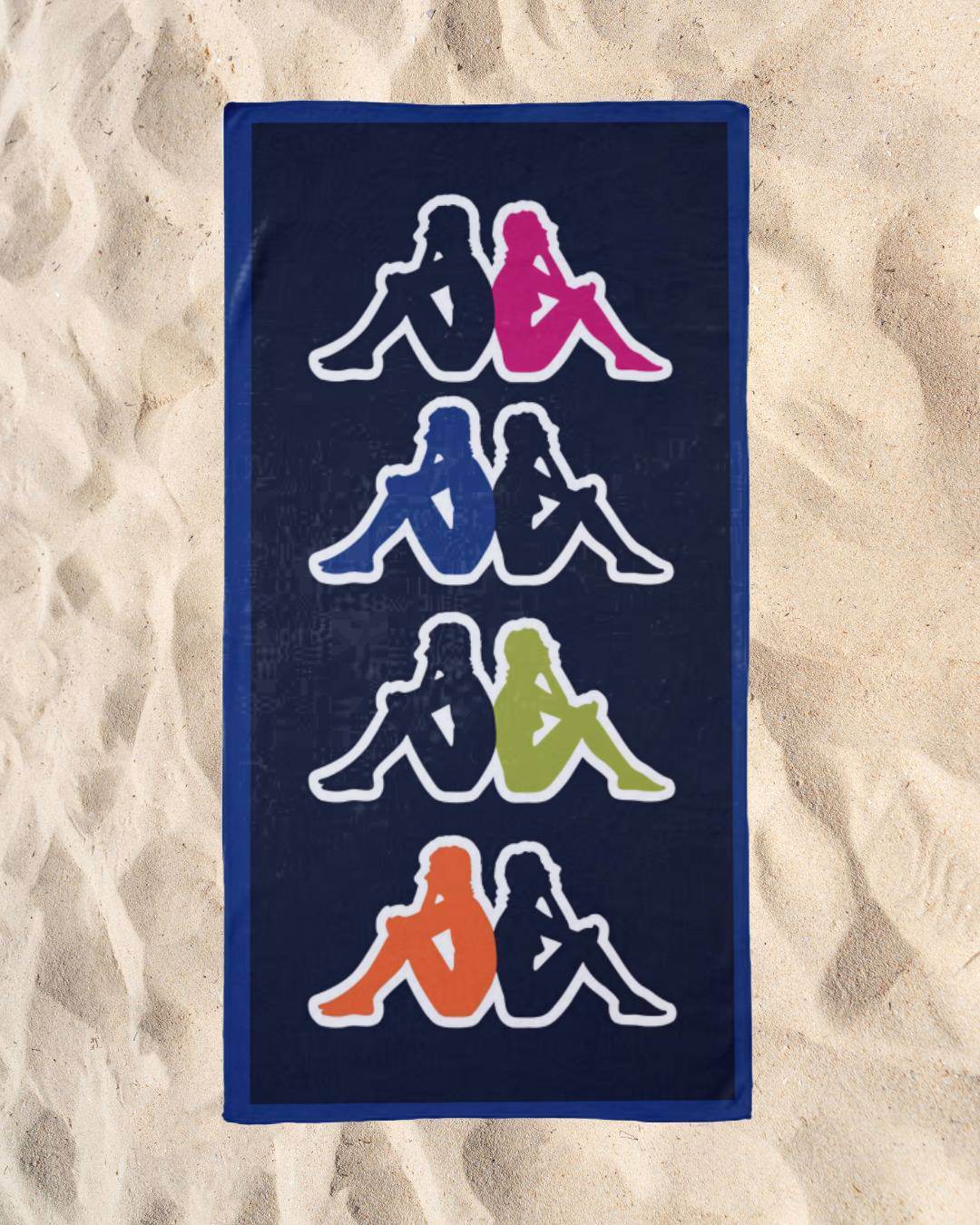 Telo Mare 90X170 Microfibra Kappa Disegno Mirror - - KAPPA