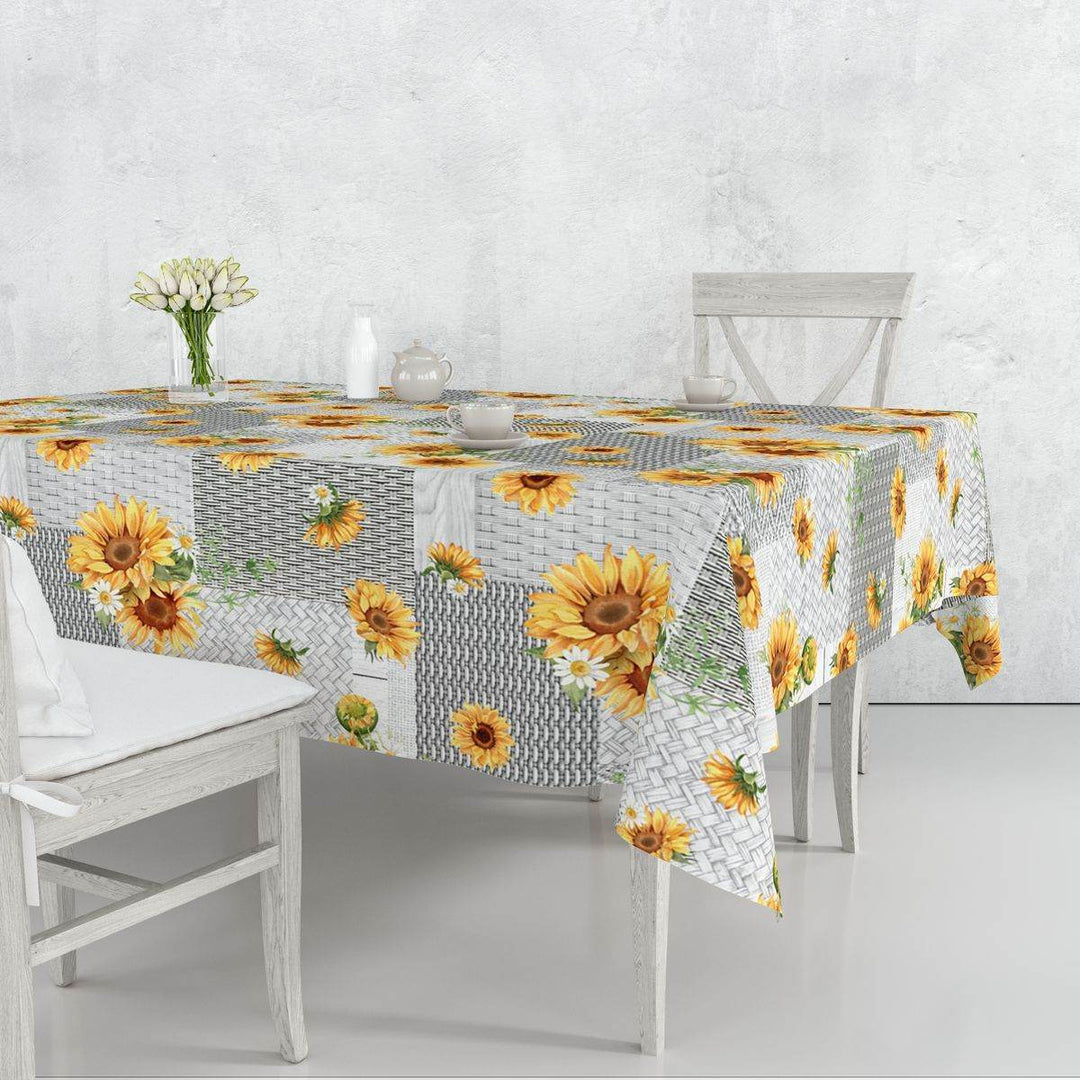 Tovaglia Antimacchia Disegno Sunflower - - KISENE'