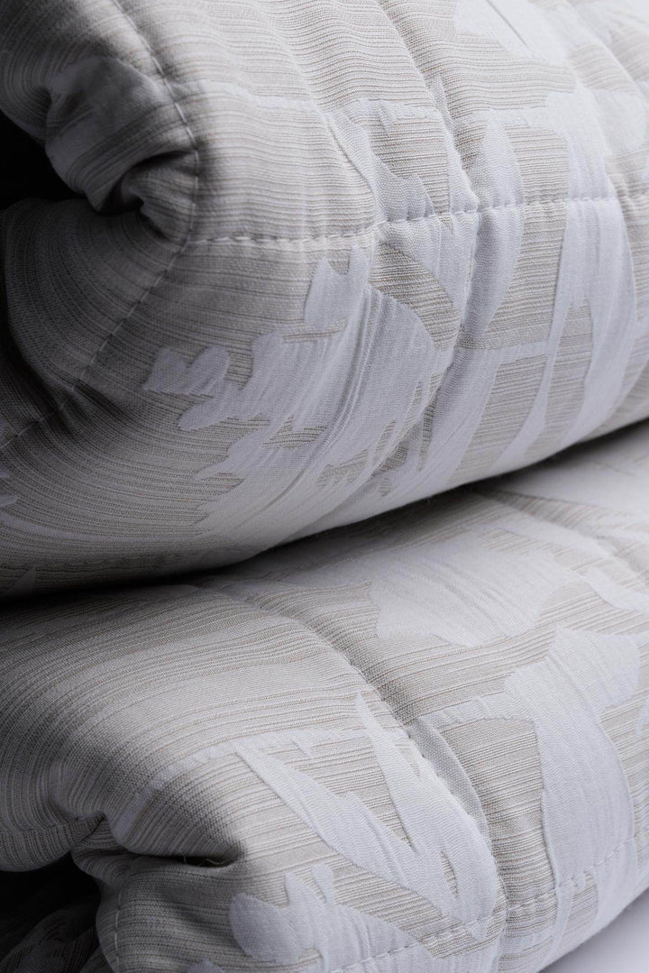 Trapuntino Jacquard Disegno Leaf - - KISENE'