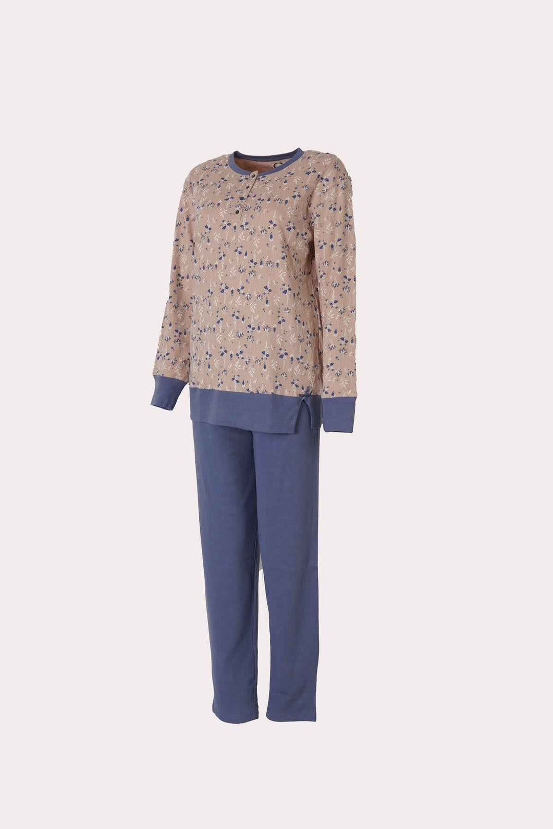 Pigiama Donna Lungo Kiwear Caldo Cotone