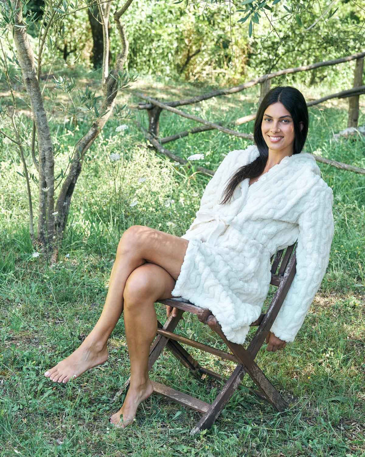 Vestaglia Donna Pile Kiwear - Comfort Assoluto