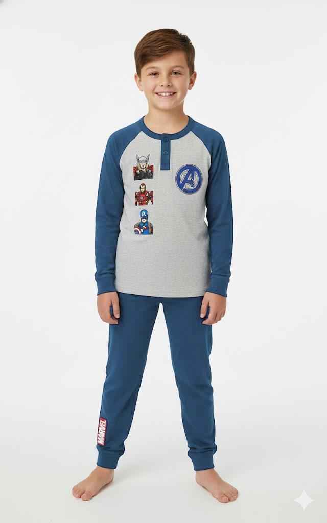 Pigiama Bimbo Caldo Cotone Disney Spiderman