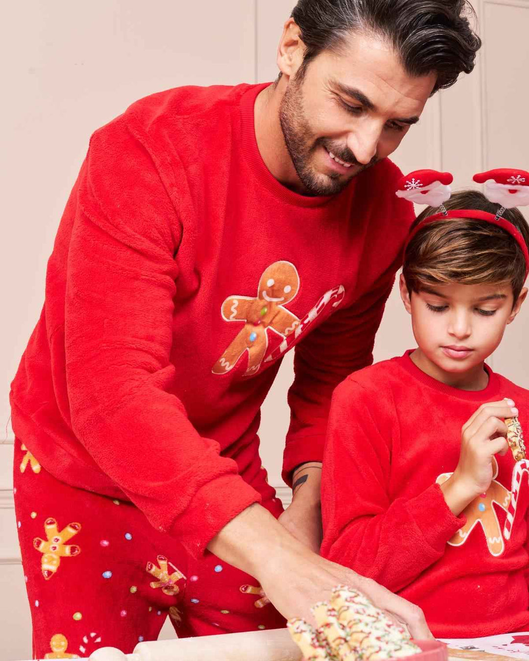 Pigiama Natale Bimbo Pile LOV IT