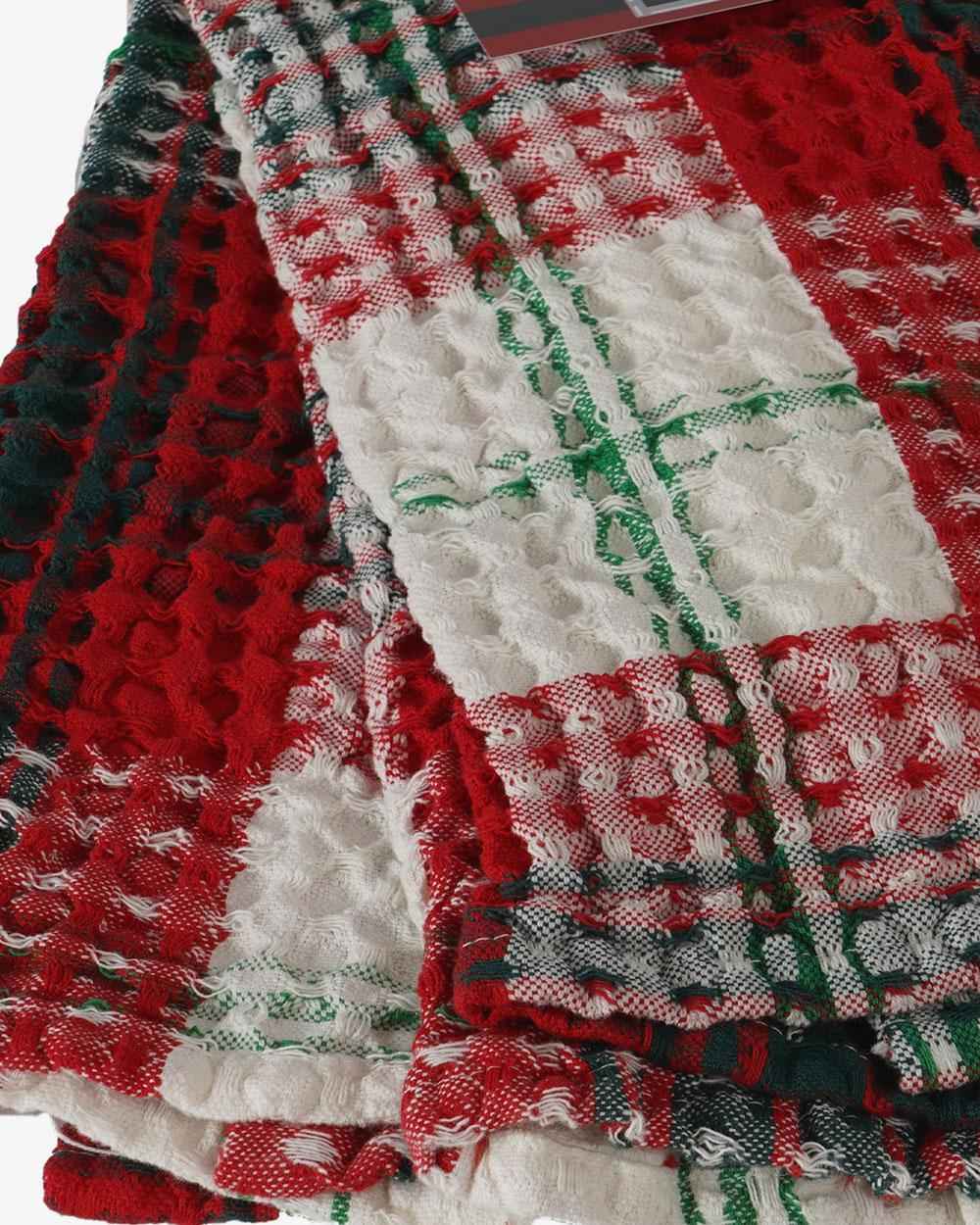 Strofinacci Waffle Kisenè Natale Disegno Scottish