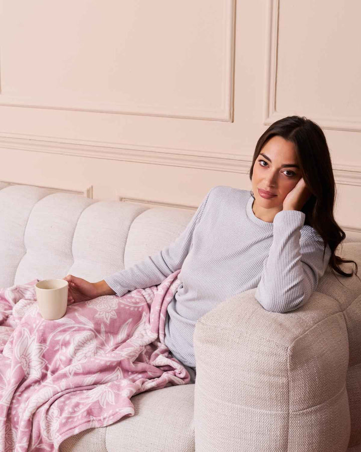 Plaid Pile Kisene Disegno Madeira