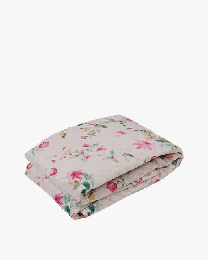 Trapuntino Velluto Disegno Floral Garden - KISENE' per il Massimo Comfort