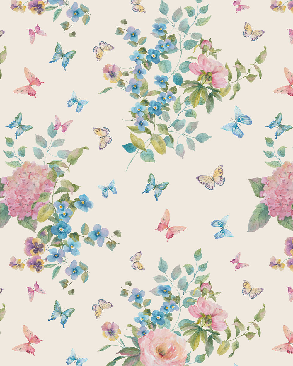 Trapuntino Velluto Disegno Floral Garden - KISENE' per il Massimo Comfort