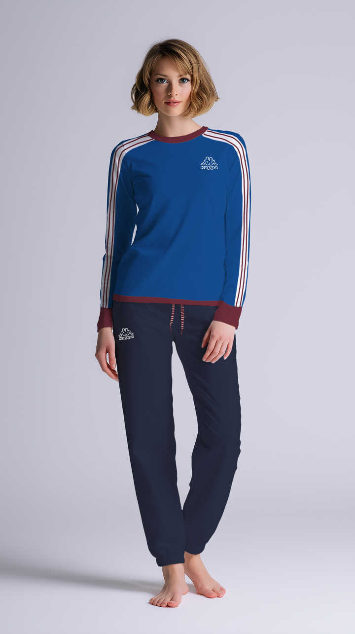 Pigiama Donna Manica Lunga Pantalone Lungo