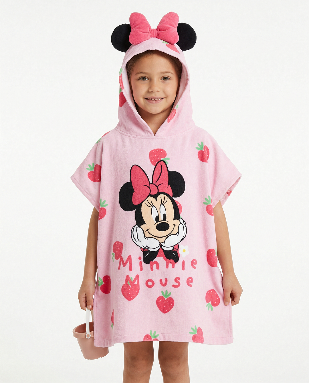 Asciugamano Poncho Bimbo/A Disegno Minnie - DISNEY/MARVEL per il Massimo Comfort