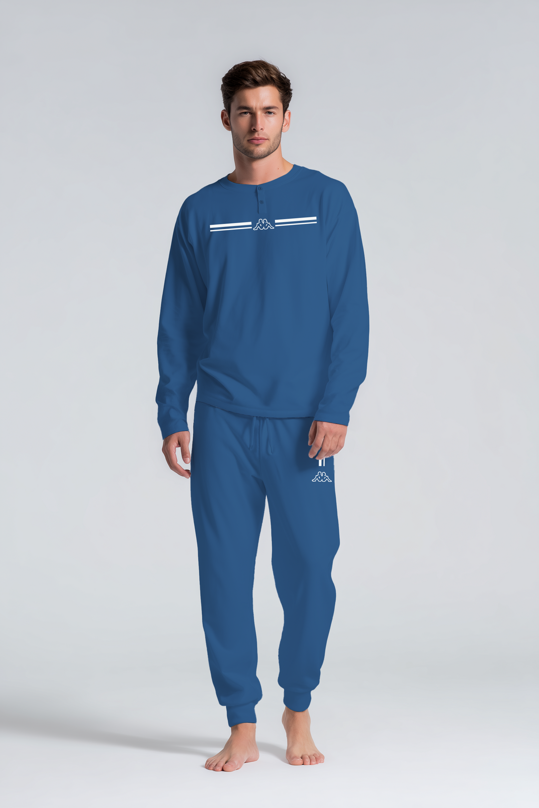 Pigiama Uomo Manica Lunga Pantalone Lungo