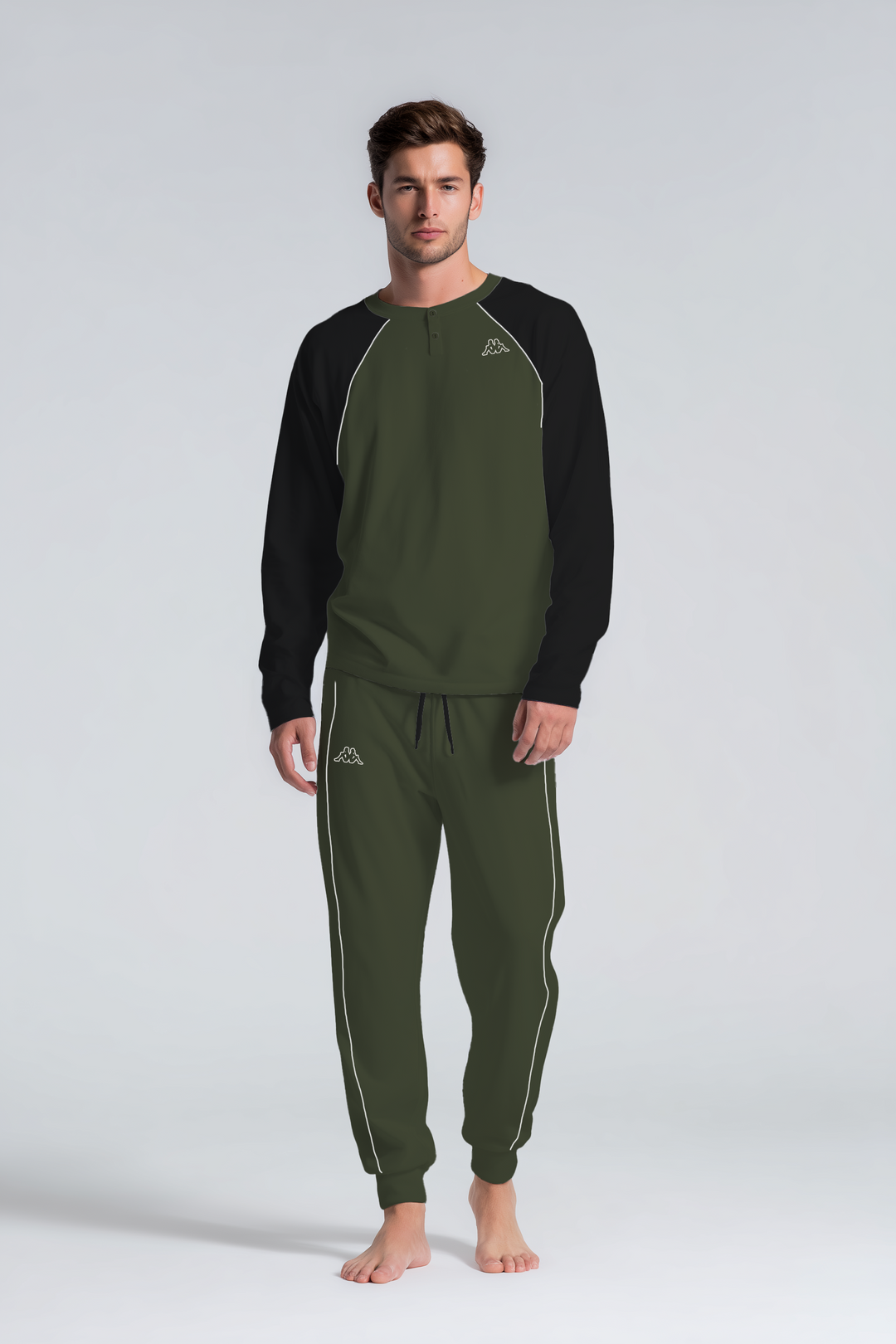 Pigiama Uomo Manica Lunga Pantalone Lungo