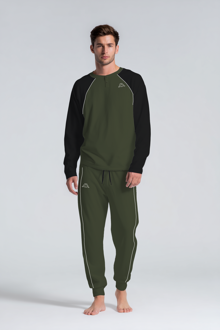 Pigiama Uomo Manica Lunga Pantalone Lungo