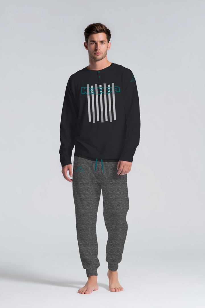 Pigiama Uomo Manica Lunga Pantalone Lungo