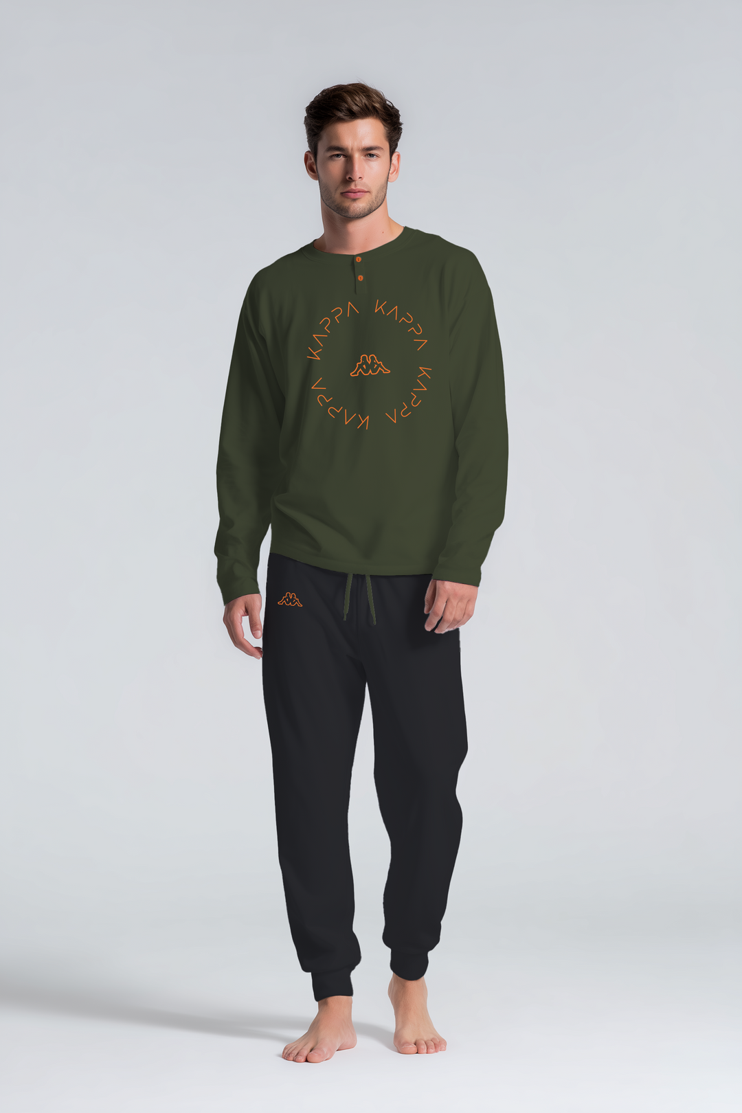 Pigiama Uomo Manica Lunga Pantalone Lungo