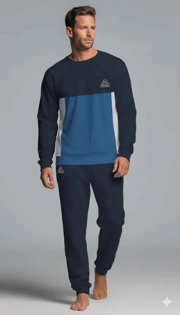 Pigiama in Felpa Uomo Kappa French Terry Lunga - Comfort Homewear - Kisené