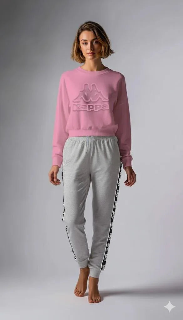 Pigiama in Felpa Donna Kappa French Terry Lunga Relax - Kisené