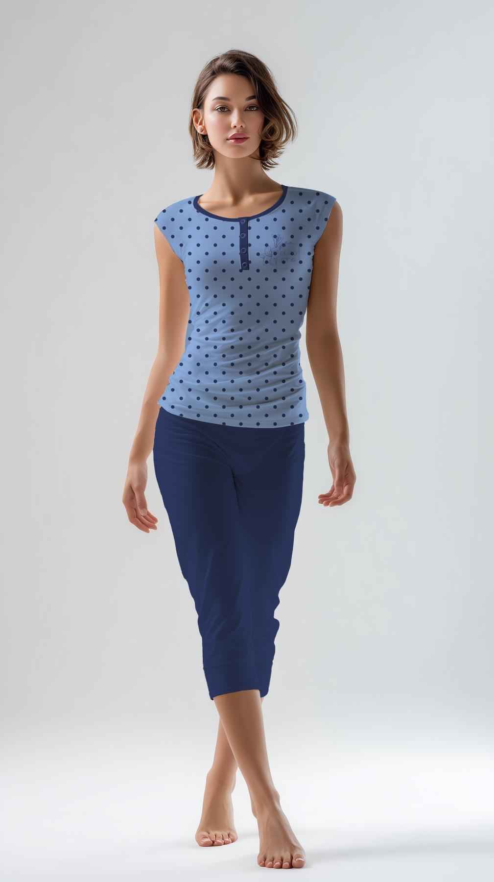 Pigiama Jersey Kiwear Donna Smanicato: Eleganza e Relax