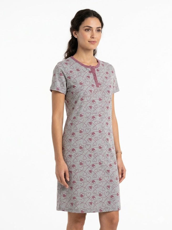 Camicia Da Notte Mezza Manica Kiwear - Comfrot e Stile per il Massimo Comfort