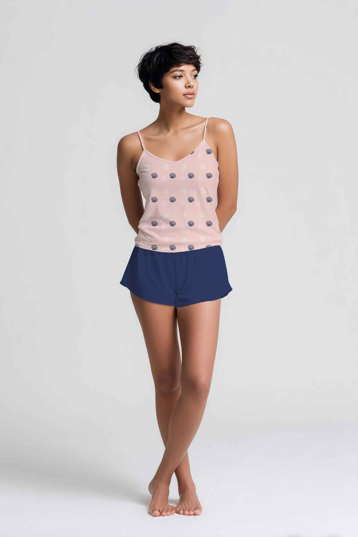 Pigiama Donna Spallina Pantalone Corto Kiwear
