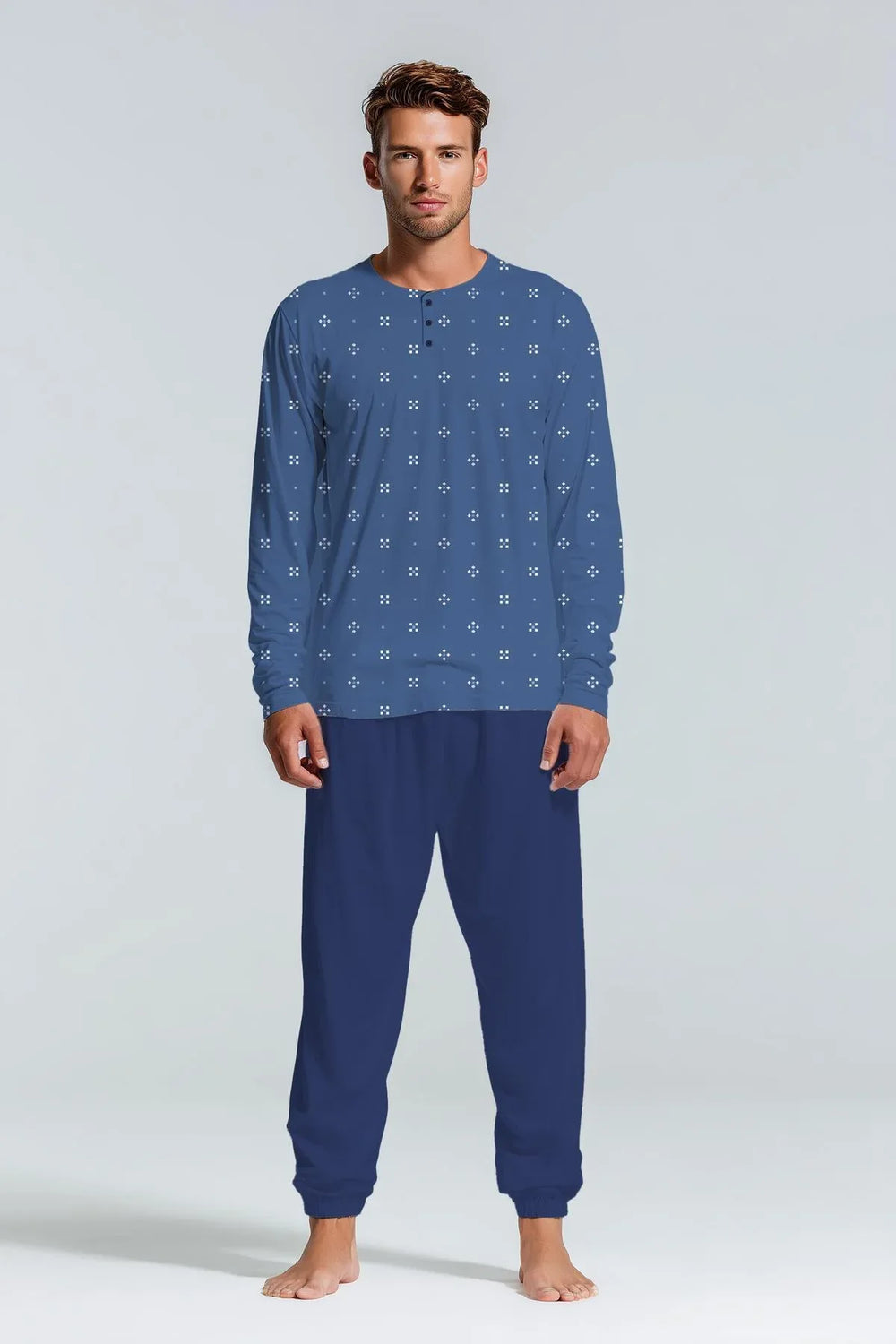 Pigiama Uomo Kiwear in Jersey Lungo - Kisené