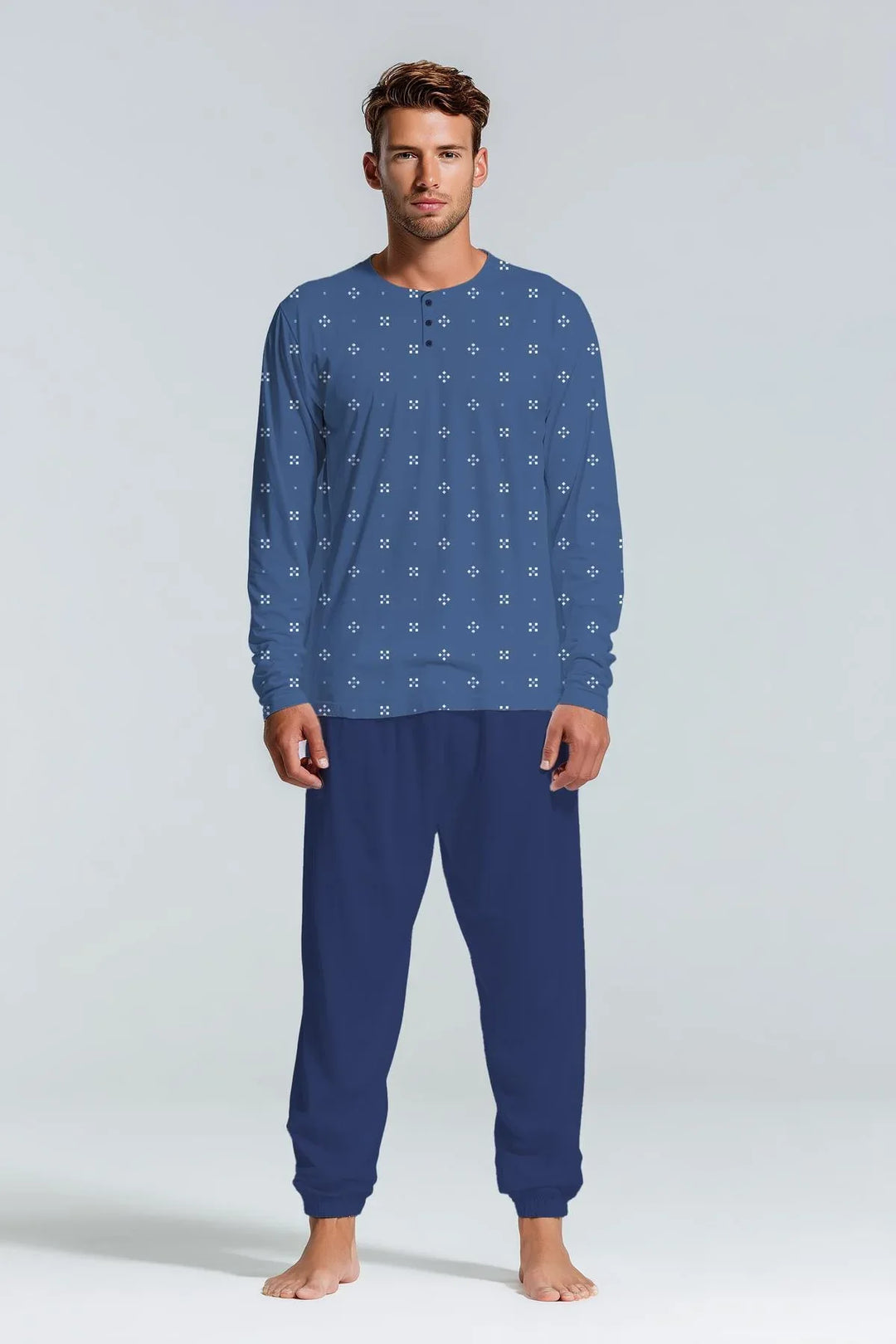 Pigiama Uomo Kiwear in Jersey Lungo - Kisené