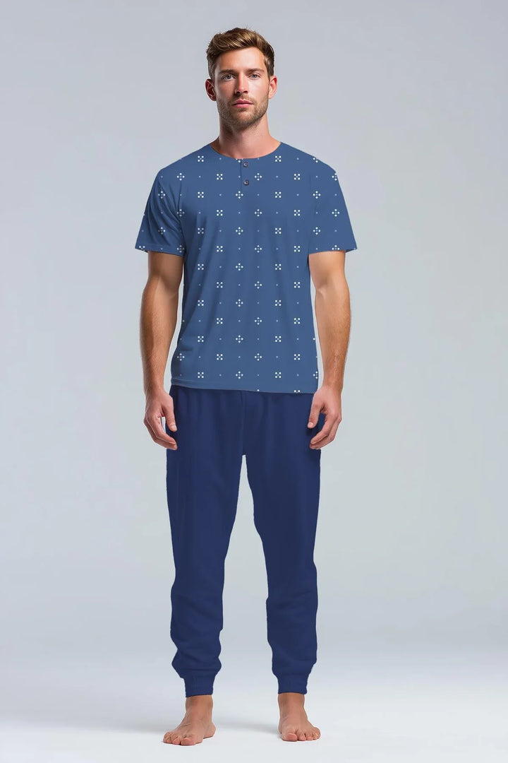 Pigiama Uomo Mezza Manica Pantalone Lungo - Kisené