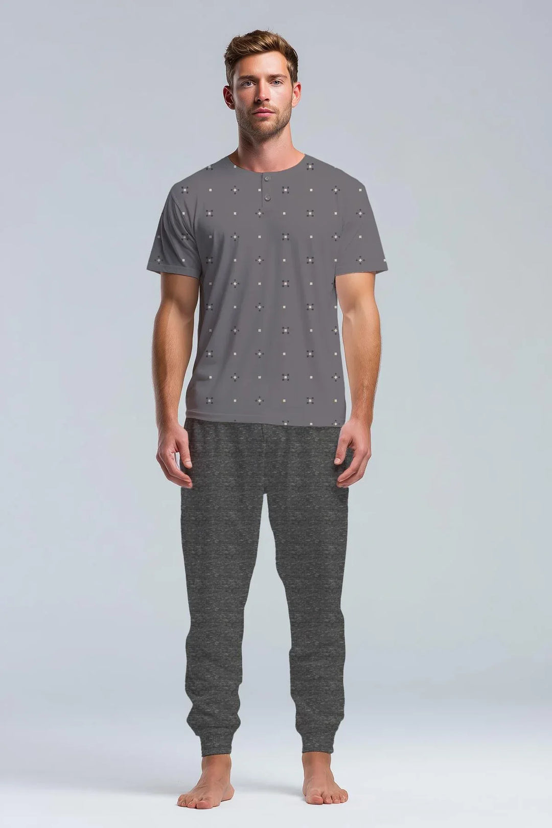 Pigiama Uomo Mezza Manica Pantalone Lungo - Kisené