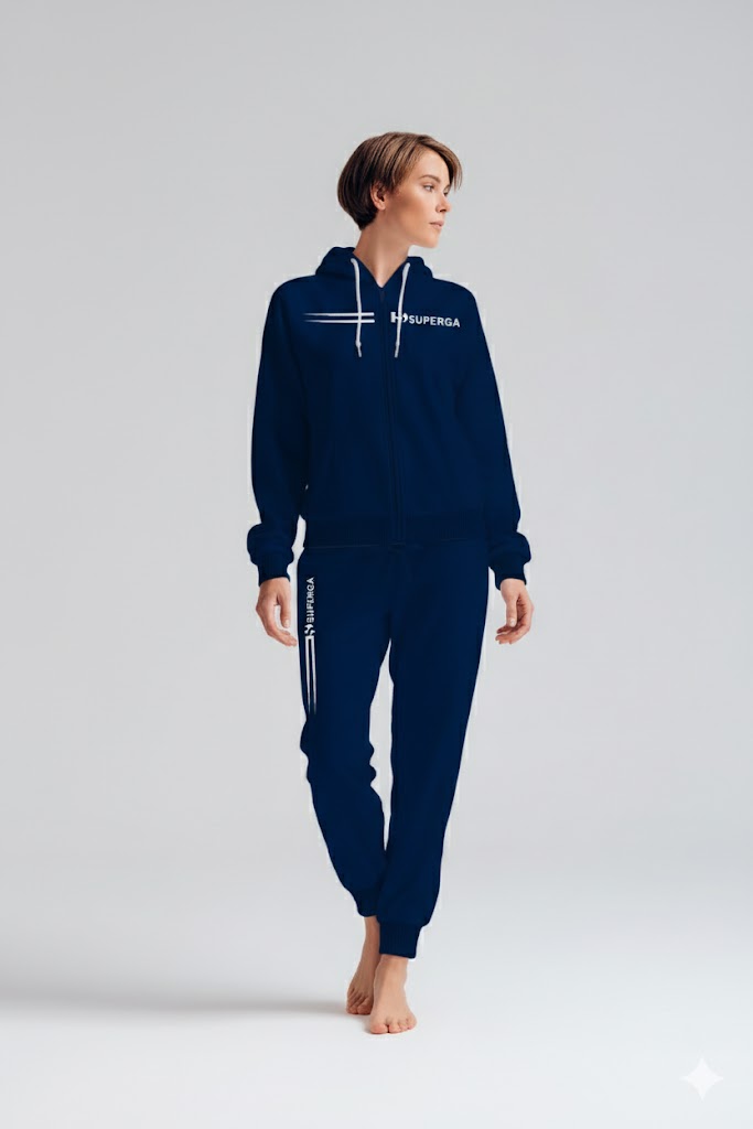 Set Donna Manica Lunga Pantalone Lungo Felpa Non Garzata