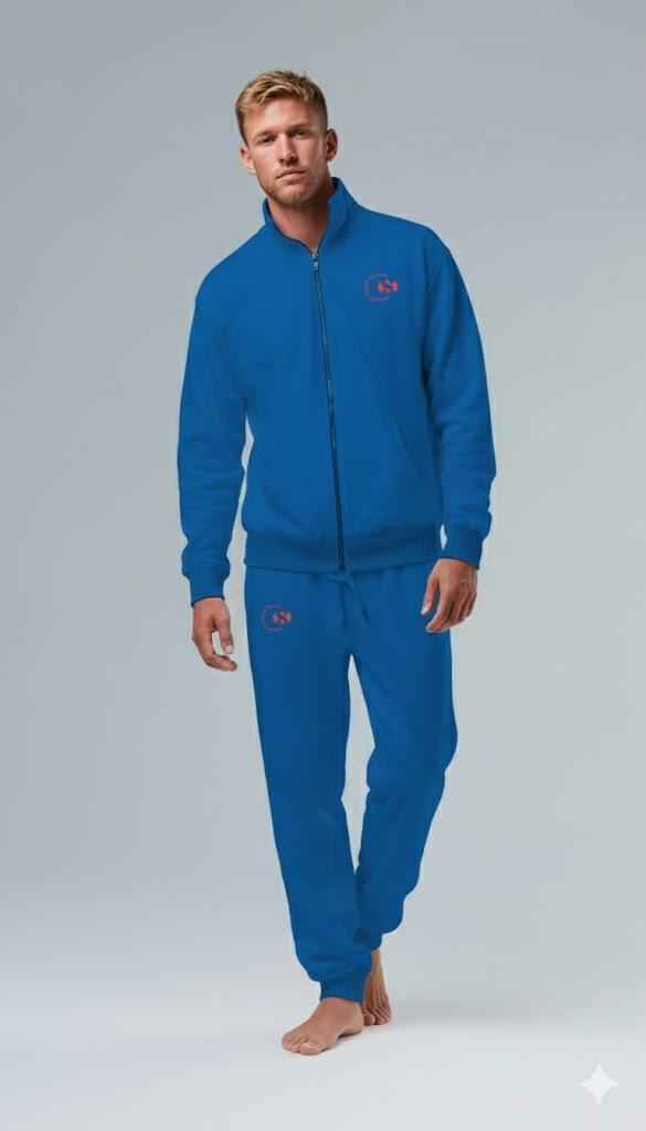 Set Uomo Manica Lunga Pantalone Lungo Felpa Non Garzata