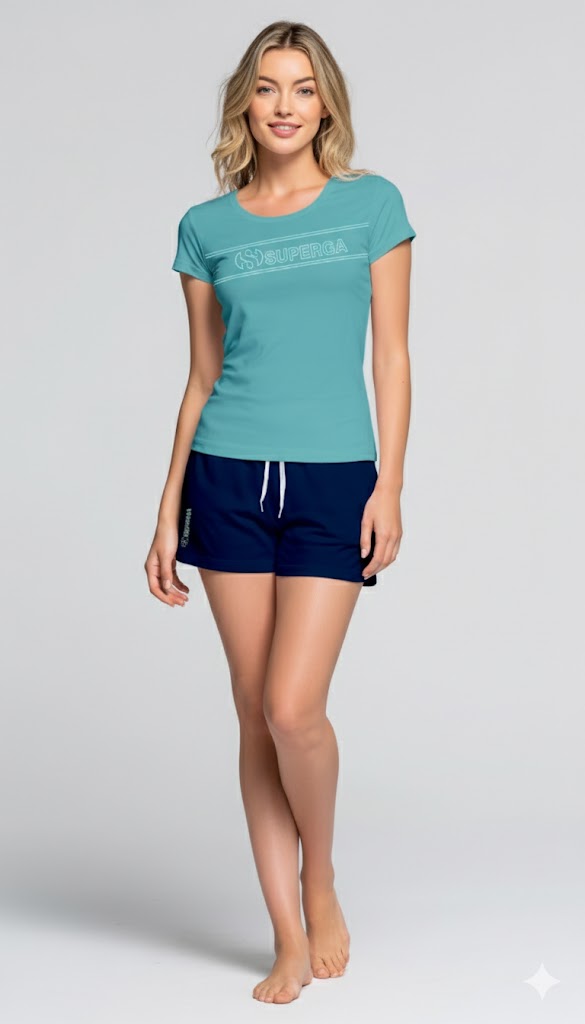 Superga French Terry Homewear Corto