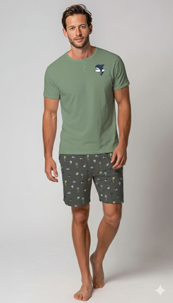 Pigiama Uomo KIWEAR – Eleganza Domestica