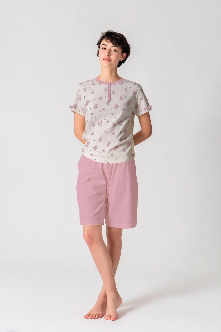 Pigiama Corto Donna KIWEAR in Jersey: Comfort e Stile