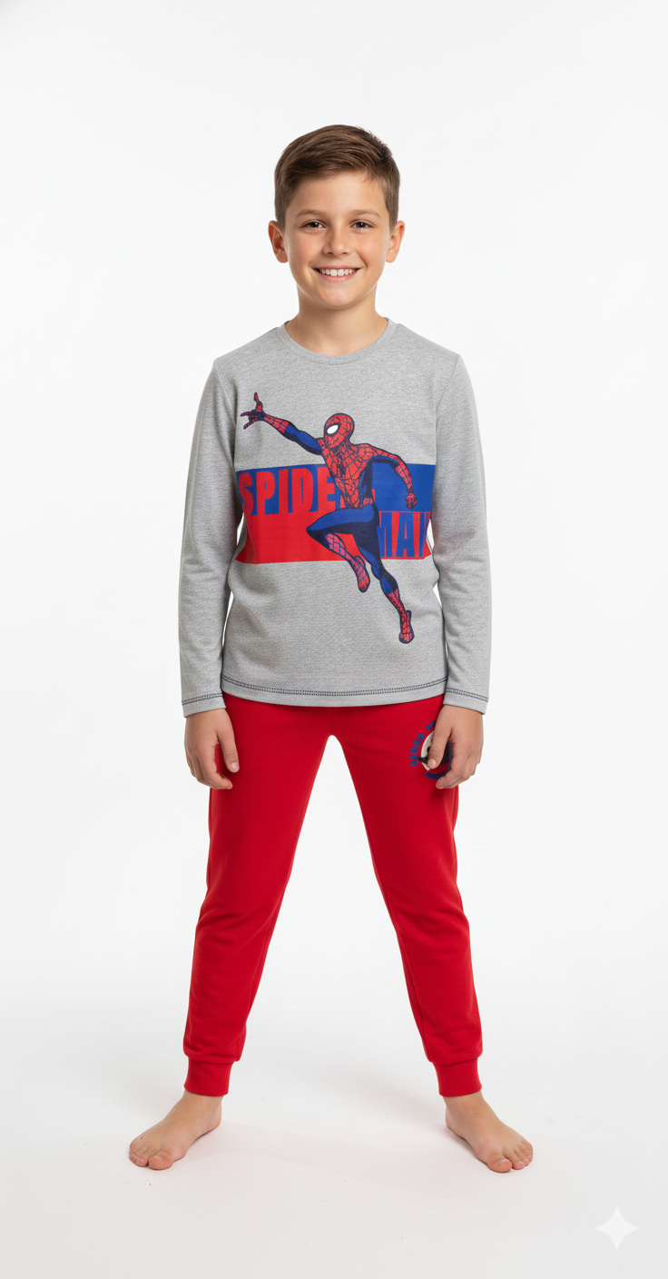 Pigiami Bimbo Manica Lunga Disney/Marvel Spiderman