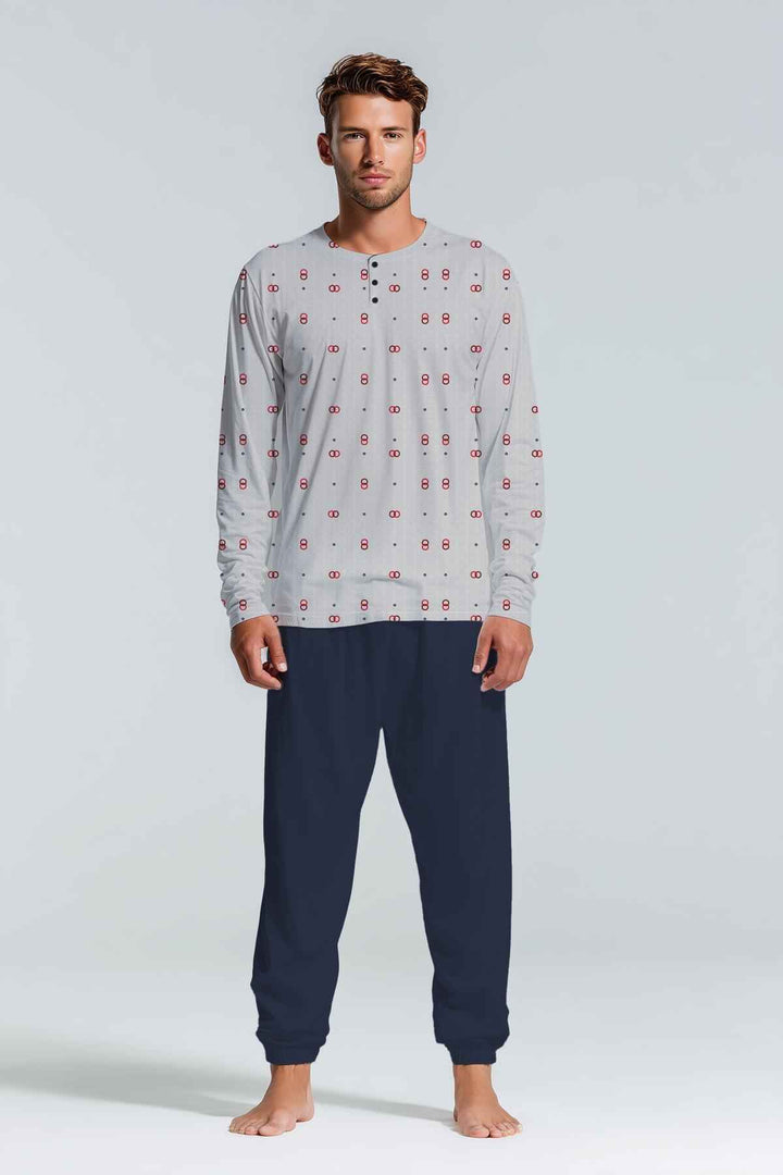 Pigiama Uomo Lungo Kiwear Morbido Jersey